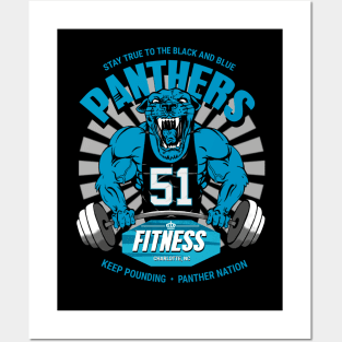 Panthers Fitness Posters and Art